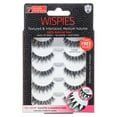 Salon Perfect Go Glam Demi Wispie False Eyelashes 5 Pairs Black Lightweight Reusable Lashes for Natural Volume