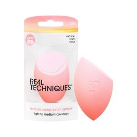 Real Techniques Sunrise To Sunset Miracle Complexion Sponge Makeup Sponge For Foundation 1 Count