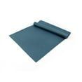 Athletic Works PVC Yoga Mat 3mm Thickness Real Teal 68 Inch By 24 Inch Non-Slip Cushioning For Support And Stability