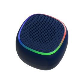 Bluescape Mini Portable Bluetooth Speaker, Black, Wireless Speaker With LED Lights, IPX7 Waterproof, Compact Travel Design