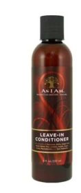 As I Am Classic Coconut Leave-In Conditioner 8 fl. oz., All Hair Type, Moisturizing, Unisex