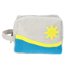 No Boundaries Woven Sea Pouch, Blue