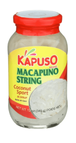 Kapuso Coconut Sport Macapuno String in Syrup, 12 oz, 1 Count Jar